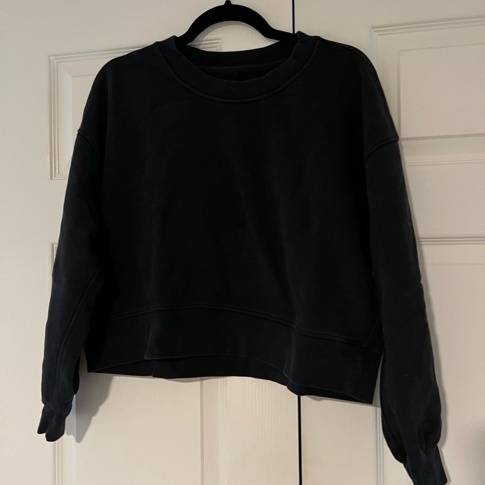 lululemon Black Logo Sweatshirt